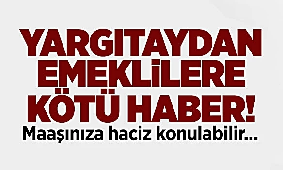 Maaşınıza haciz konulabilir!