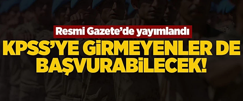 Sözleşmeli uzman erbaş alımı şartları belli oldu