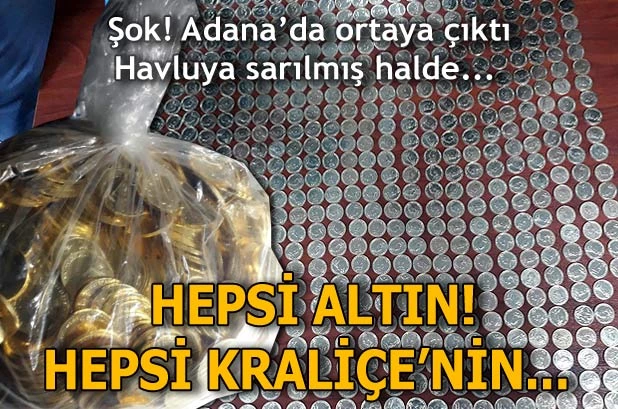 Kraliçe Victoria'nın Altın Paraları Adana'da Bulundu