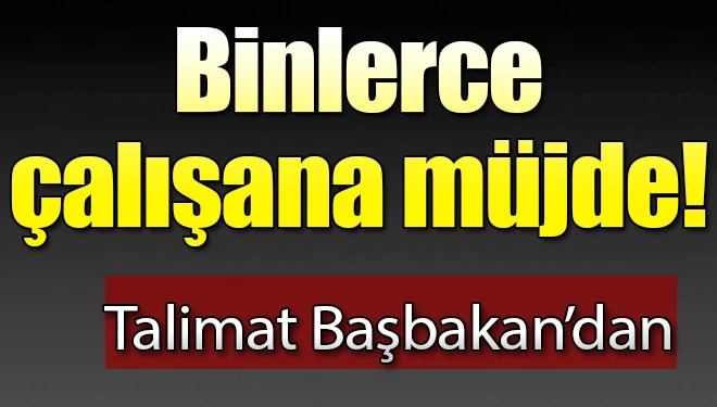 Talimatı Başbakan Verdi! 4C