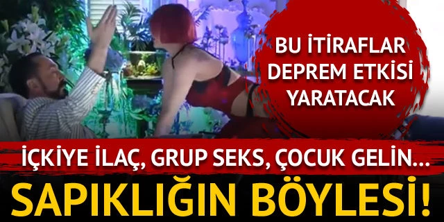 Adnan Oktar kadınlara ve çocuklara dehşeti yaşattı!