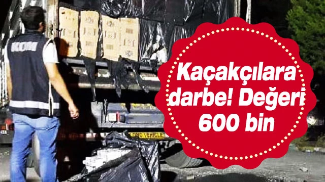 Tır Dorsesinde 60 Bin 580 Paket Gümrük Kaçağı Sigara Yakalandı