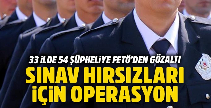 Polis Akademisi sorularını çalanlara eş zamanlı baskın