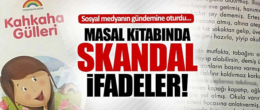 Masal kitabında şoke eden ifadeler!