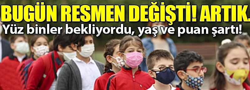 MEB harekete geçti ve resmen değişti! 9.10.11. sınıflar...