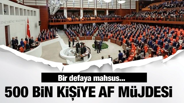 Hükümet 500 kişiyi af etti...