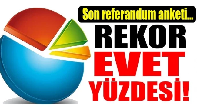 İşte referandum sonrası ilk anket...