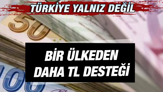 Lübnan Türkiye'ye TL desteği vermek için kampanya başlattı