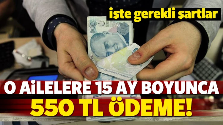 Asker ailesine 550 lira! İşte başvuru şartları