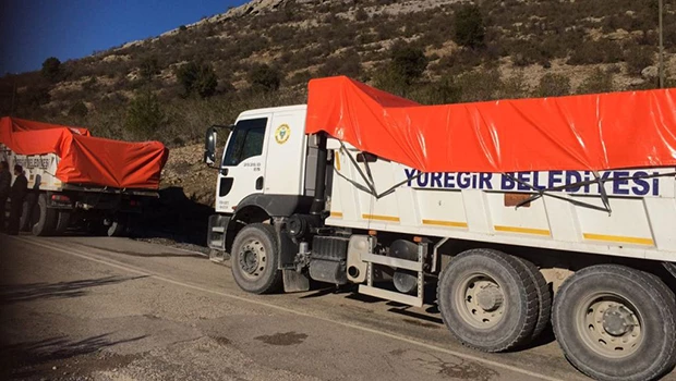 Yüreğir Belediyesi’den Aladağ’a yardım!