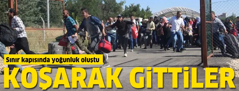 Kurban Bayramı öncesi sınırda yoğunluk!