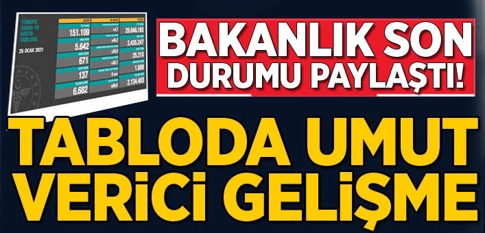 Tam kapanma işe yaramaya başladı. Vakalar düşüyor...