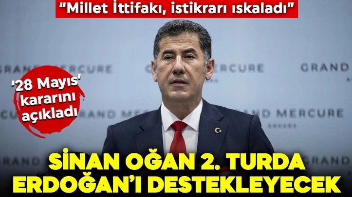Şaşırtan Karar! Sinan Oğan,