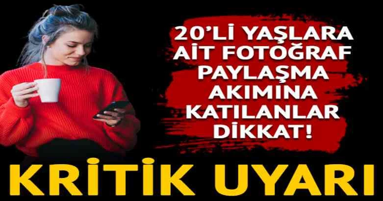 Sosyal medyayı sallayan 20 Years Challange akımı hakkında uyarı