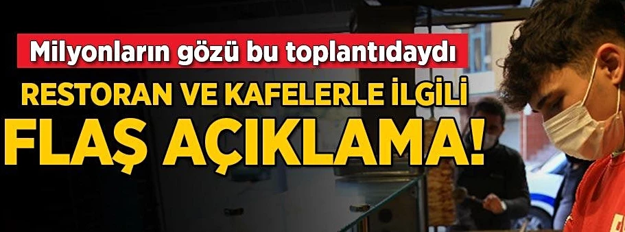 Kafe ve restoranlar ne zaman açılacak?