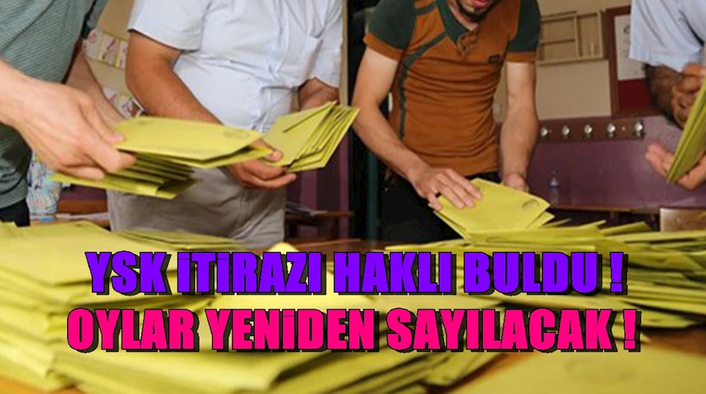 Yüreğir’de 11 Bin Geçersiz Oy Yeniden Sayılacak